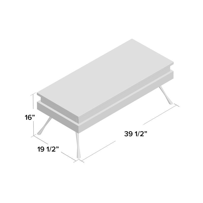 Wrought Studio Kitzmiller Coffee Table & Reviews Wayfair